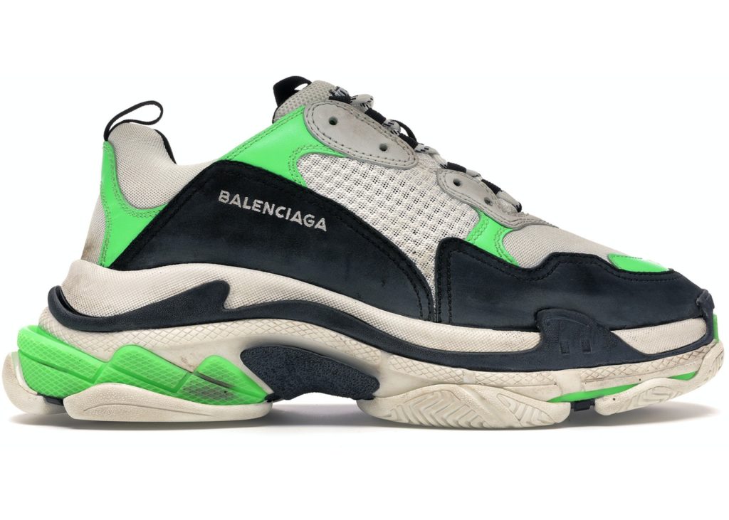 Balenciaga Triple S Mr. Porter Neon Green